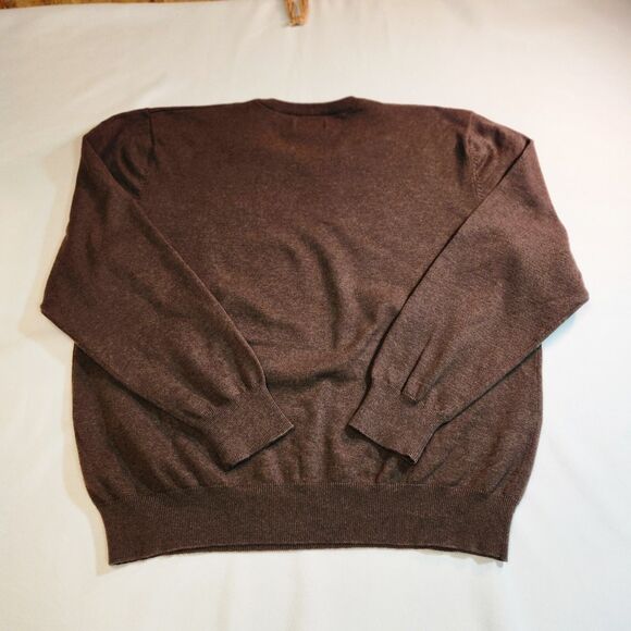 Consensus Sportswear Close-Knit Brown Argyle Pattern Sweater Size Large Mens - Picture 6 of 15